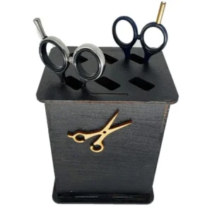 Suporte de Tesoura Barbearia Barbeiro em MDF - 6 Tesouras